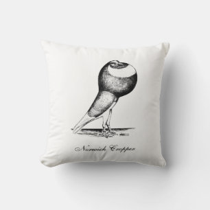 Coussin Norwich Cropper Pigeon 1980