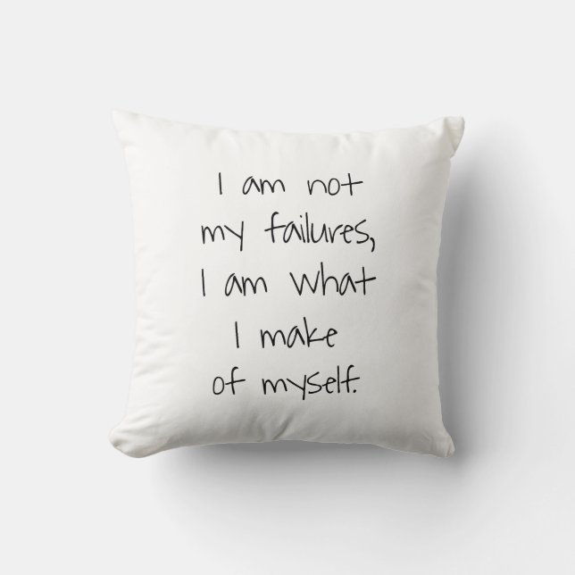 Coussin Not My Failures (Recto)