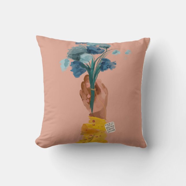 Coussin Note to self Cote - African American Black Art (Recto)