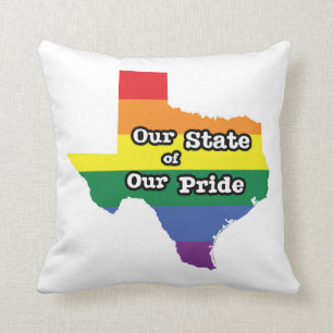 Coussin Notre État de notre fierté Texas