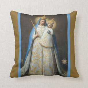 Coussin Notre Madame de bébé Jésus de Loreto Loretto
