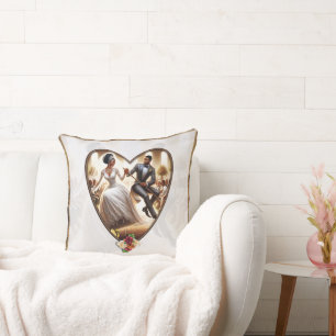 Coussin Notre Mariage Jour Bliss Élégant