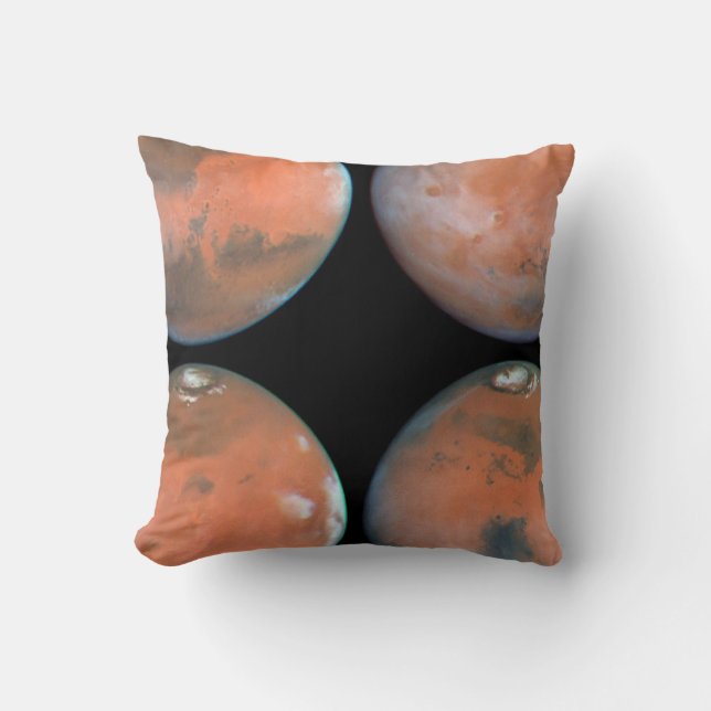 Coussin notre vue de Mars dans le nord de l'été (Recto)