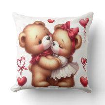 Nounours adorables en amour Cute Valentine's Day