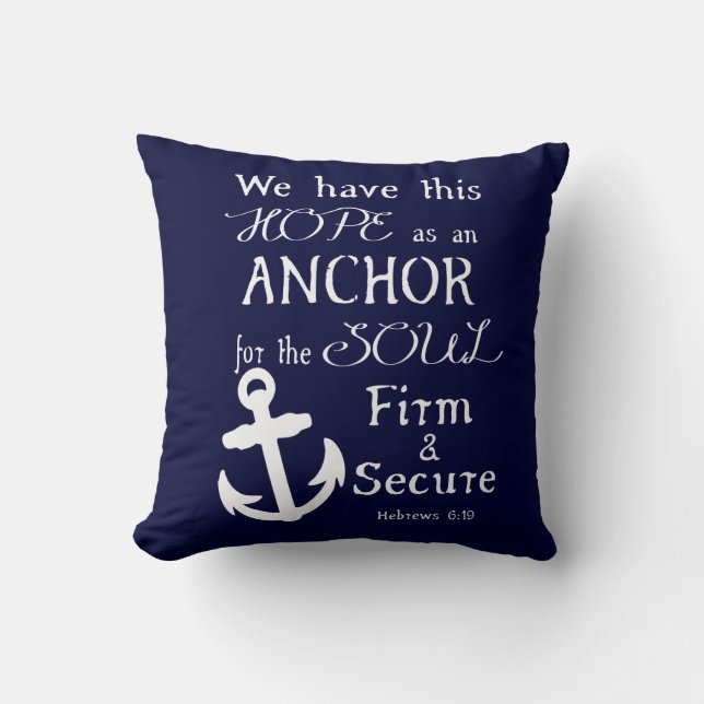 Coussin Nous Avons Cet Espoir... (Recto)