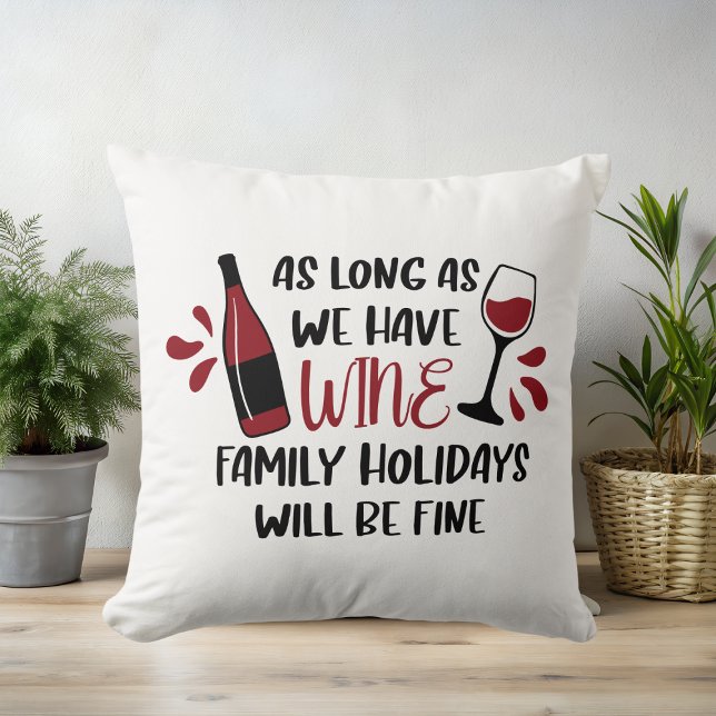 Coussin Nous Avons Vins Vacances En Famille Sera Bien Drôl (Créateur téléchargé)