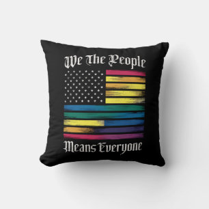Coussin Nous Le Peuple Veut Dire Tout Le Monde Cadeau Fier