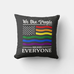 Coussin Nous Les Gens Signifie Tout Le Monde De La Fierté 