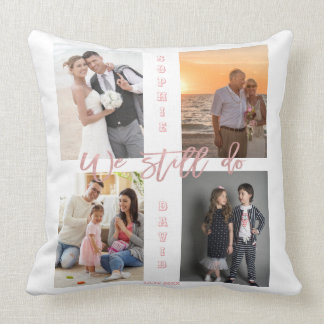 Coussin Nous renouvelons toujours les vœux de mariage en c