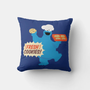 Coussin Nous sommes des gourmets   Frais Biscuits!