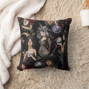 Coussin Nous sommes les filles des sorcières que vous ne p