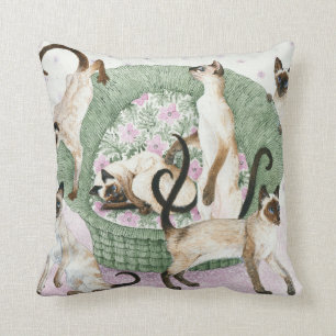 Coussin Nous sommes siamois si vous svp