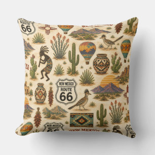 Coussin Nouveau Mexique Route 66 Sofa Mesa