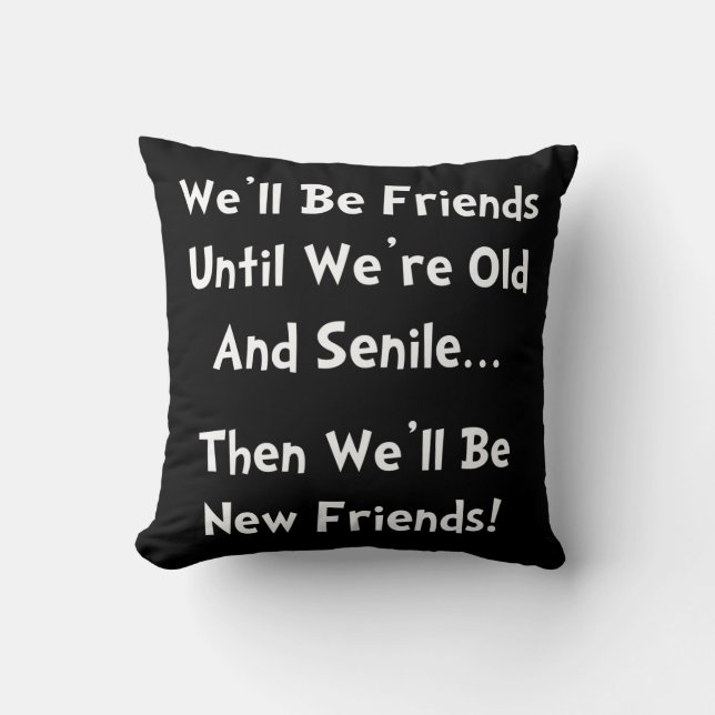 Coussin Nouveaux amis (Recto)