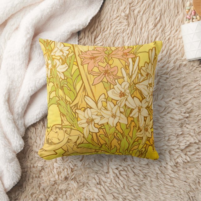 Coussin Nouvelle Lily flowers (Couverture)