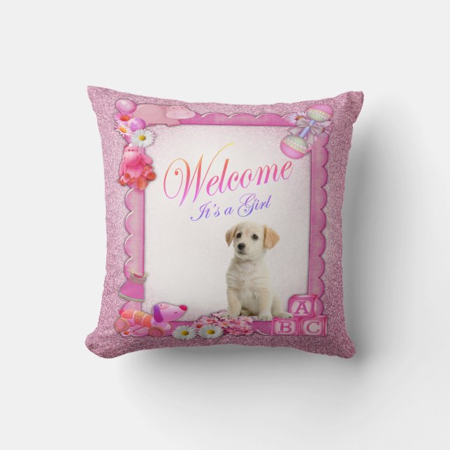 Coussin Nouvelle Mère baby shower Cadeau Couverture bébé (Recto)