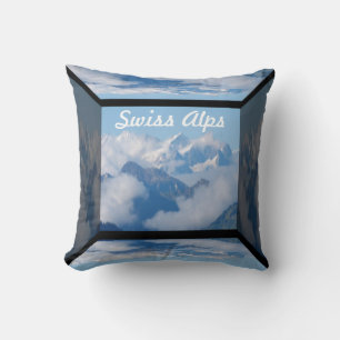 Coussin Nuages au-dessus des Alpes suisses