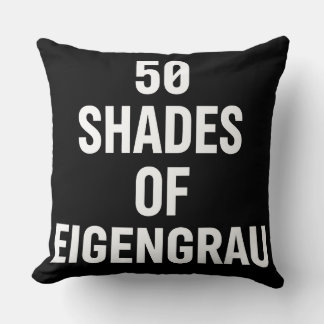 Coussin Nuances de Eigenrau Design de Texte Minimaliste