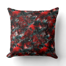 Nuit avec des feuilles rouges gâtés vifs tombés su