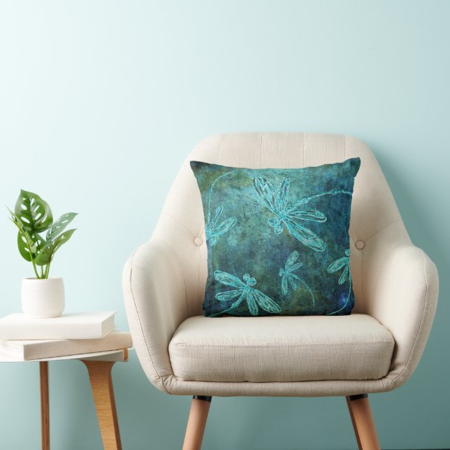 Coussin Nuit de la Libellule Étoilée (Chaise)