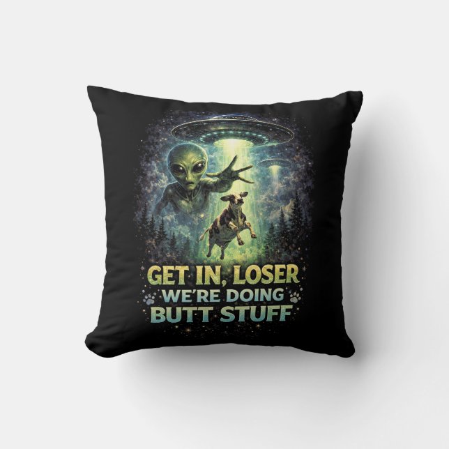 Coussin Nuit d'enlèvement (Recto)