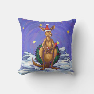 Coussin Nuit étoilée de Noël Kangaroo
