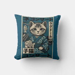 Coussin Nuits des nouilles Neko