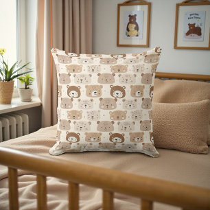 Coussin Nursery Ourson Double Face