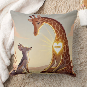 Coussin NVC Girafe et Chacal - Communication NonViolente