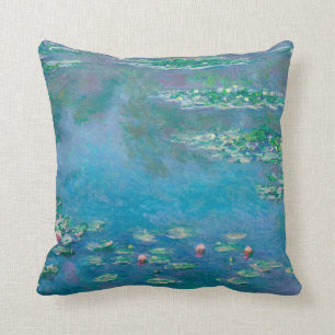 Coussin Nymphéas par Claude Monet Peinture d'art fin