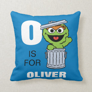 Coussin O est pour Oscar le Groupe   Ajouter Votre Nom