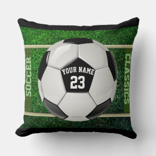 Coussin Objectif de soccer personnalisé