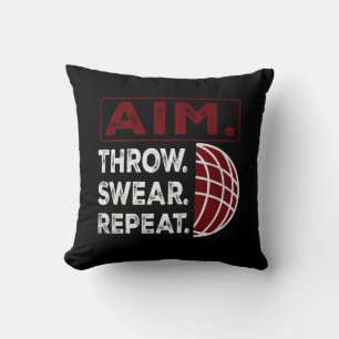 Coussin Objectif Jeter Sweat Répéter Bocce Ball Sport Jete