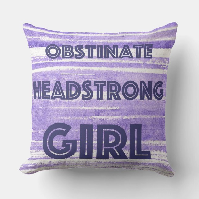 COUSSIN OBSTINER TÊTE FORTE JETER PILLOW PURPLE (Recto)