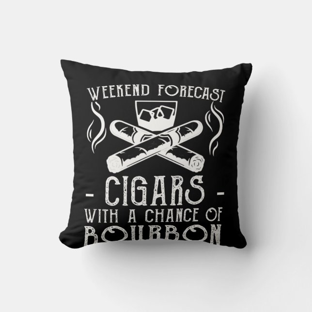 Coussin Occasion Bourbon de cigares de prévision de (Recto)