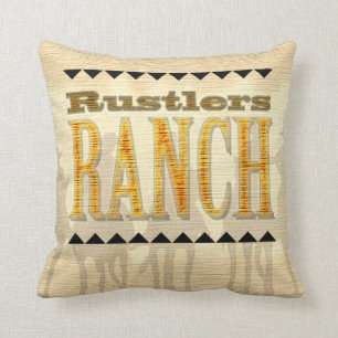 Coussin occidental de MoJo d'Américain de ranch d