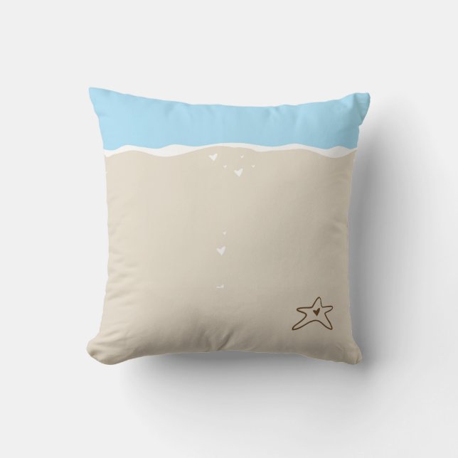 Coussin Ocean Sea Shell Water Tide Tide Canapé Jeu d'oreil (Recto)