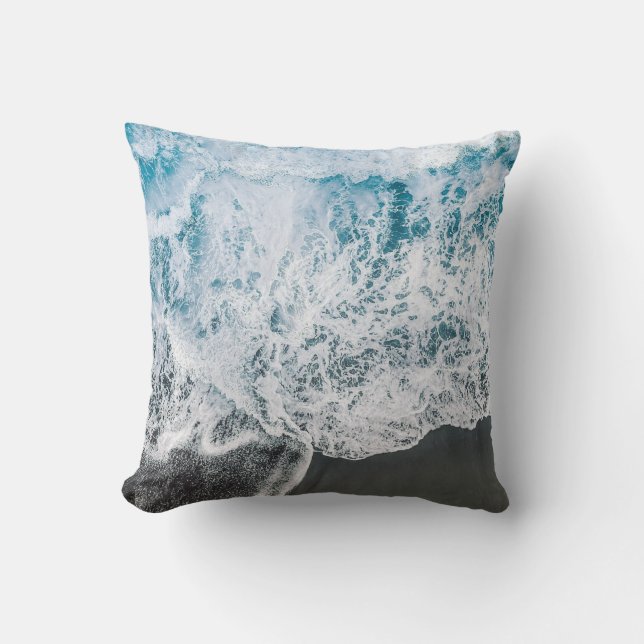 Coussin Oceanic Serenity Beach Water Pillow (Recto)