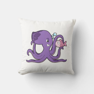 Coussin Octopus with Fish