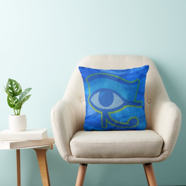 Coussin OEil bleu (Chaise)