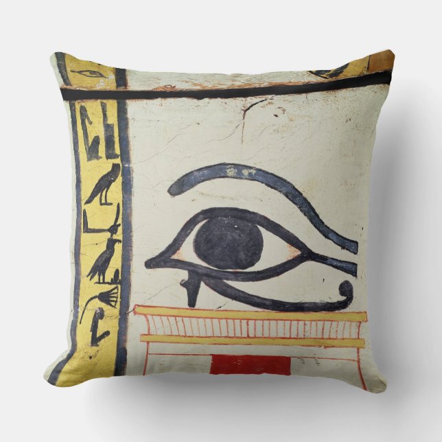 Coussin Oeil de Wedjat, détail de la couverture de (Recto)