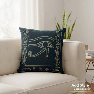 Coussin OEil d'Horus Décor de la maison égyptienne antique