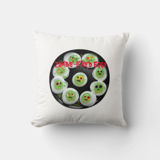 Coussin OEufs au plat de zombie