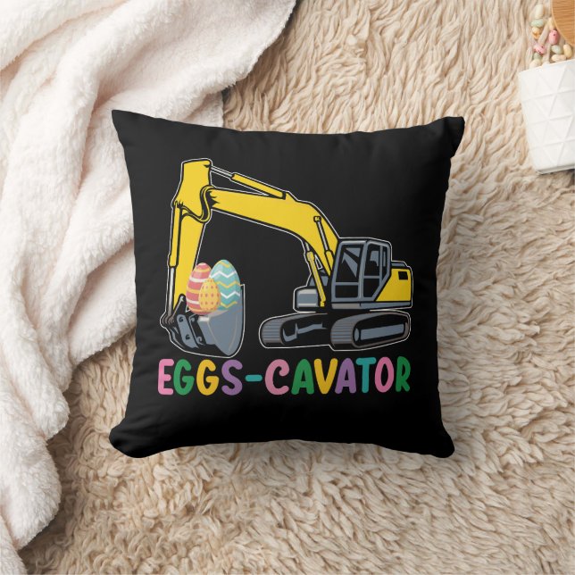 Coussin Oeufs Cavateur Pâques Chasse aux Oeufs Excavateur (Couverture)