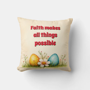 Coussin Oeufs de Pâques Collection populaire Vintage