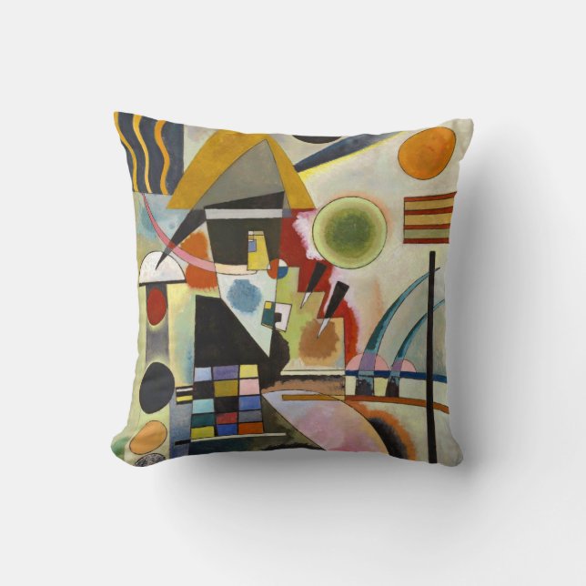 Coussin Oeuvre Abstraite de Kandinsky (Recto)