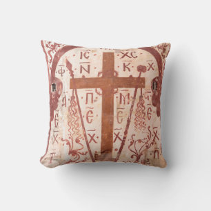 Coussin Œuvre d'art de la Croix Chrétienne