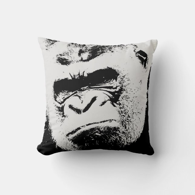 Coussin Oeuvre de Gorilla (Recto)