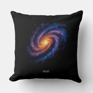 Coussin Oeuvre Galaxie - Illustration de l'espace spiral c