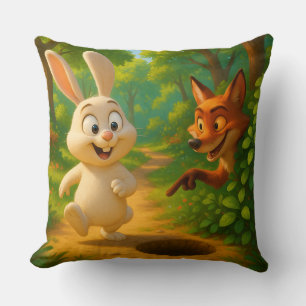 Coussin OEuvre murale futuriste - Bleu électrique et Non G